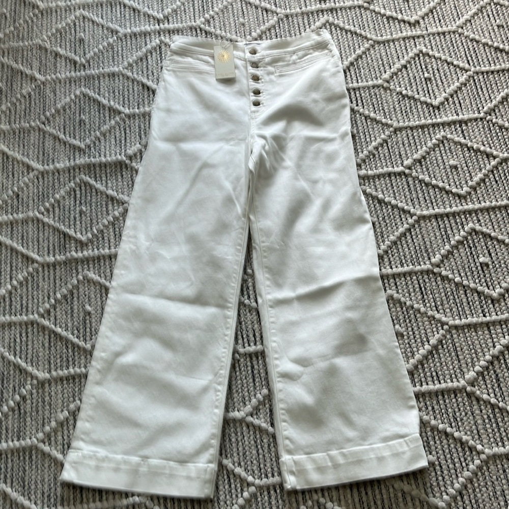 Ramy Brook sz 29 cropped wide leg jean. NWT.